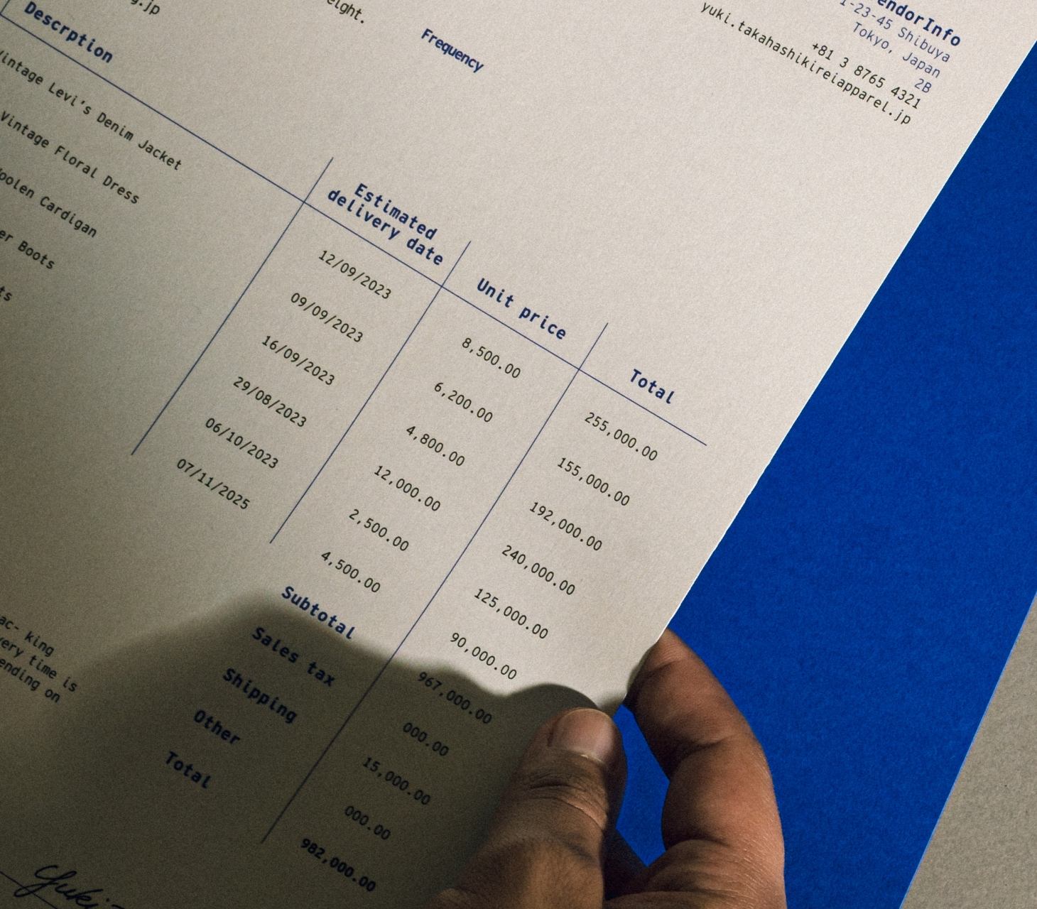 Image of a template