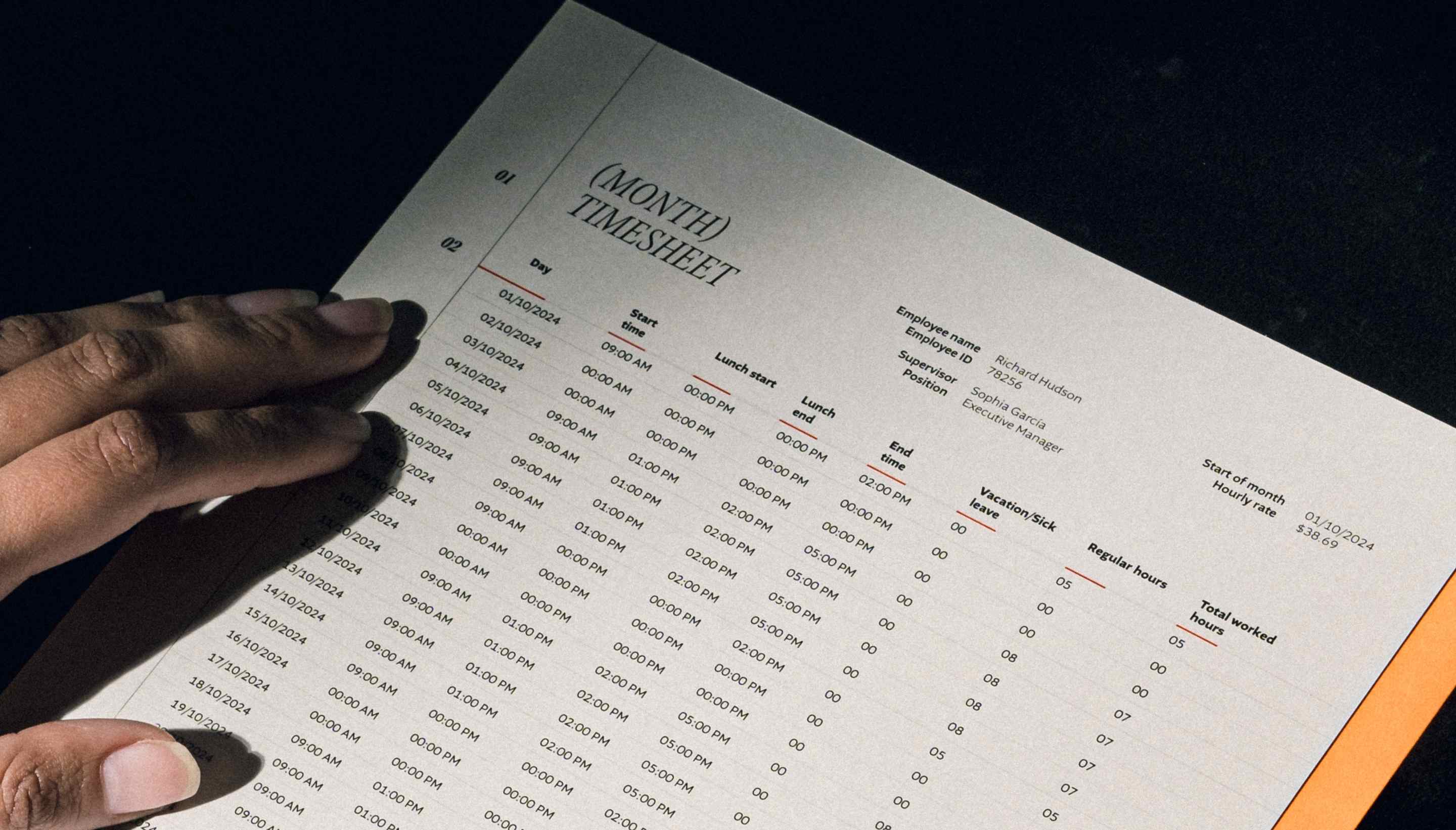 Image of a template