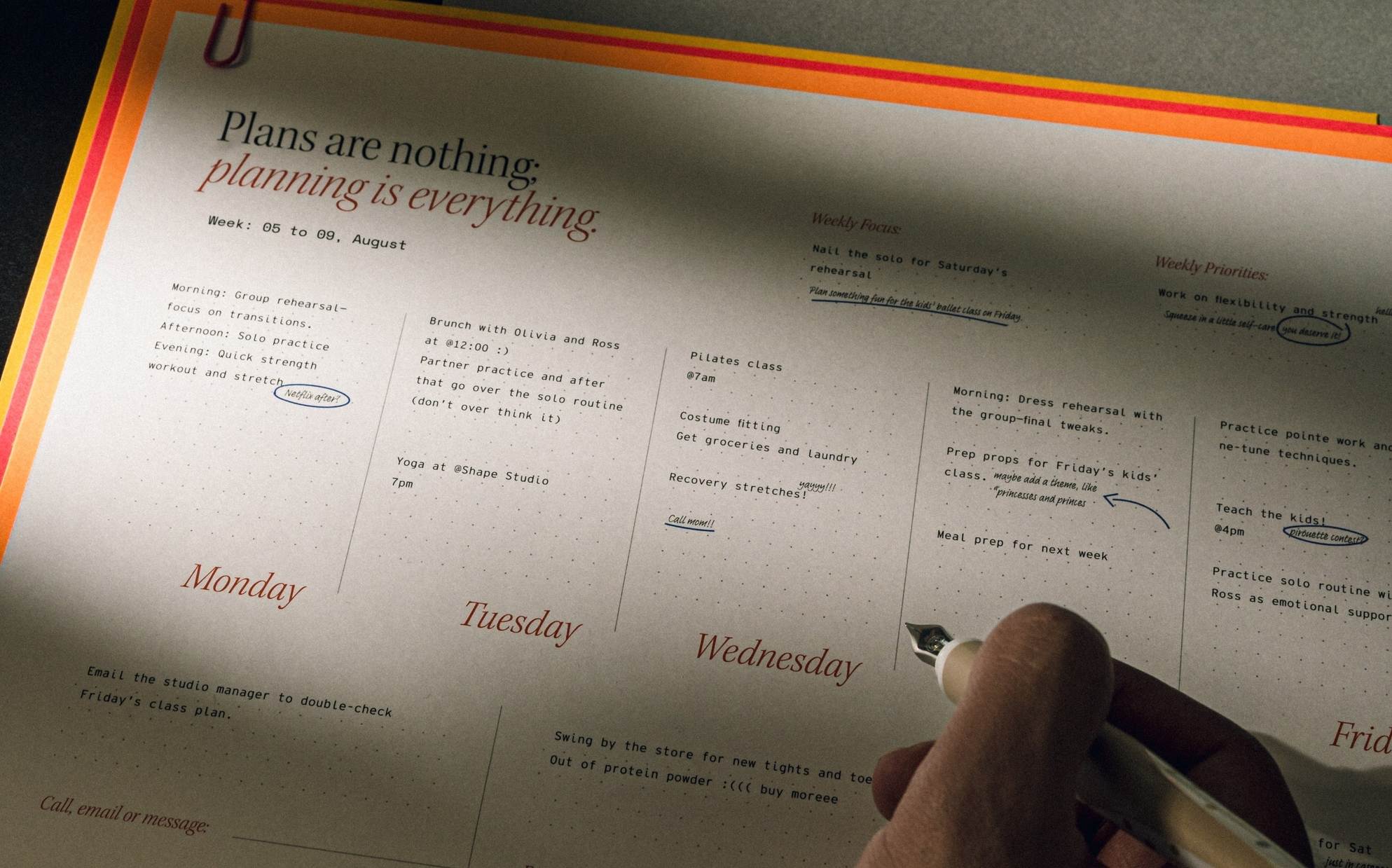 Image of a template